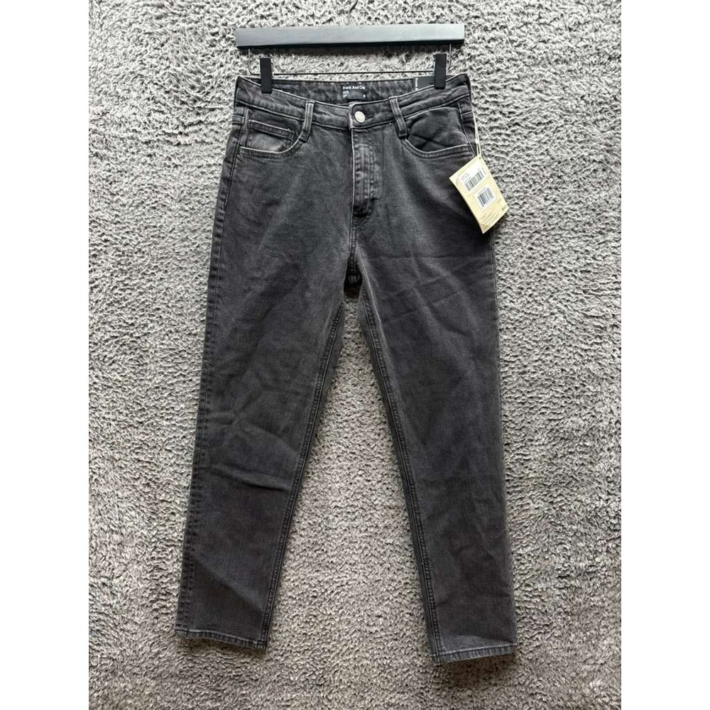 NWT Frank And Oak The Cyndi High Rise Straight Fit Denim Jeans Womens Size 27